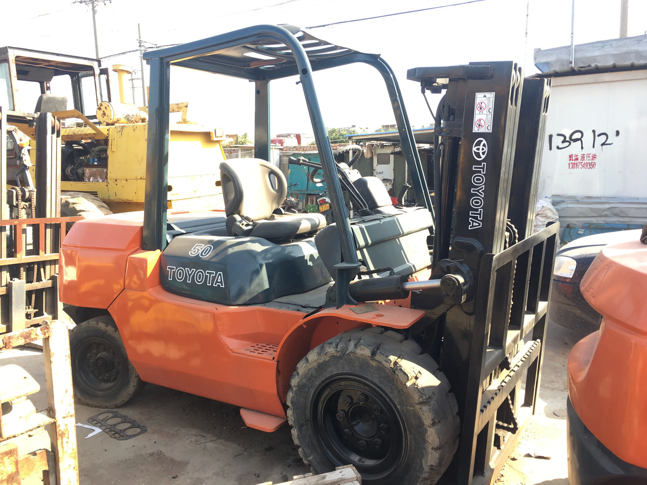 Good condition second hand Toyota forklift FD50 FD30 Fd50 used forklift Toyota for sale - Forklift: picture 4