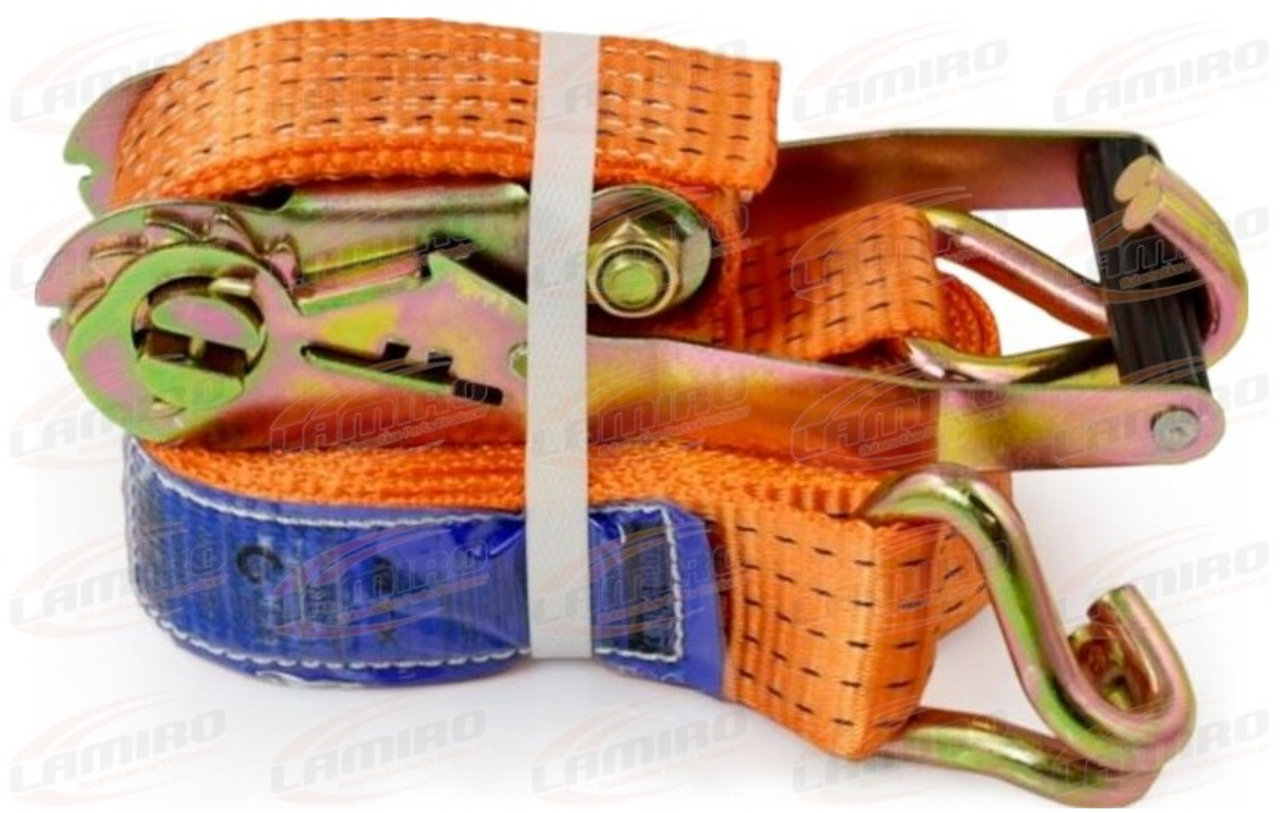 TRANSPORT BELT FOR LOADING 5 TONS 
SET WITH TENSIONER LENGTH 6 METERS SLING TRANSPORT BELT FOR LOADING 5 TONS 
SET WITH TENSIONER LENGTH 6 METERS SLING - Tool/ Equipment: picture 1