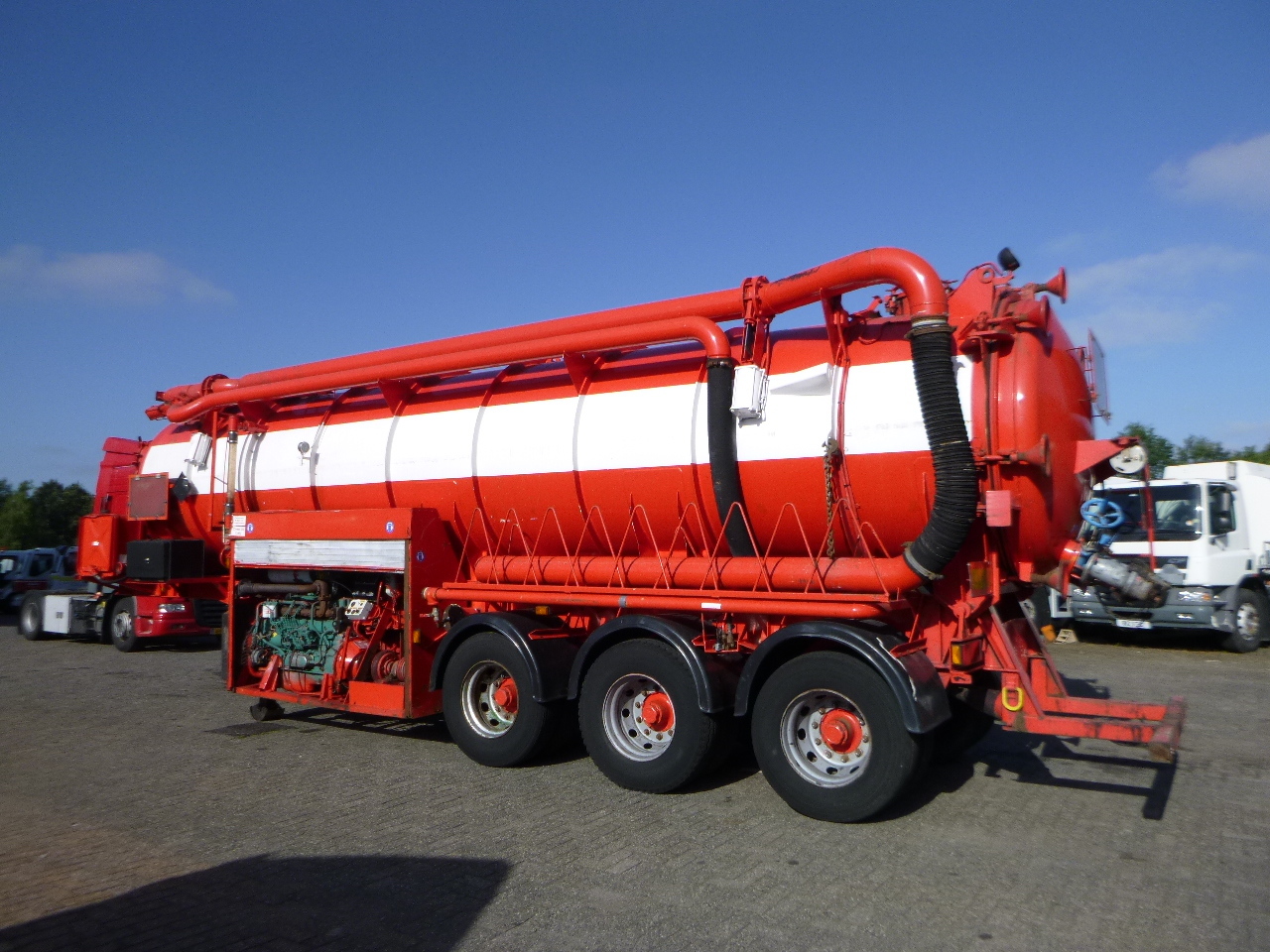 AHP Vacuum tank steel (tipping) 29 m3 / 1 comp - Tank semi-trailer: picture 3