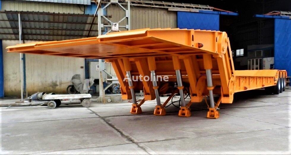 AME 100 Ton, Front Loading 4 Axle Lowbed Semi Trailer - Low loader semi-trailer: picture 2