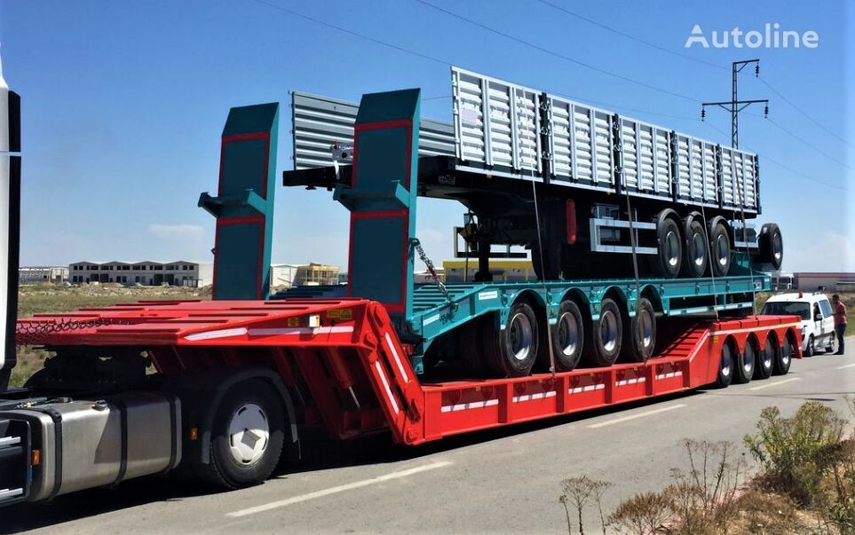 AME 100 Ton, Front Loading 4 Axle Lowbed Semi Trailer - Low loader semi-trailer: picture 5