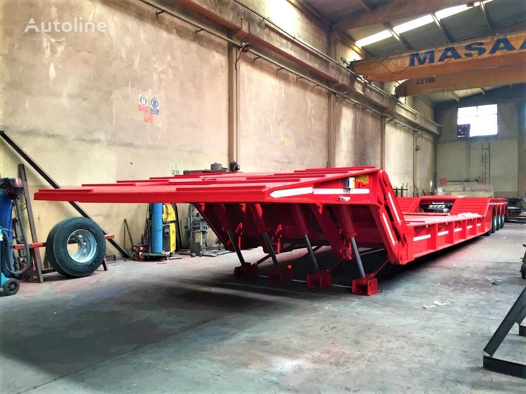 AME 100 Ton, Front Loading 4 Axle Lowbed Semi Trailer - Low loader semi-trailer: picture 3