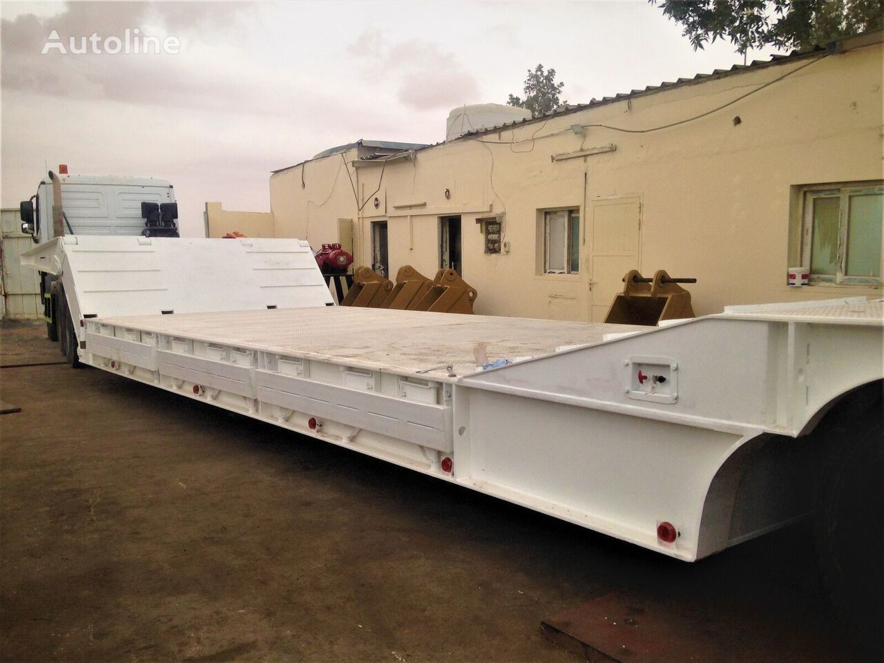 AME 120 Ton 4 Axle Front Loading Lowbed Semi-Trailer - Low loader semi-trailer: picture 4