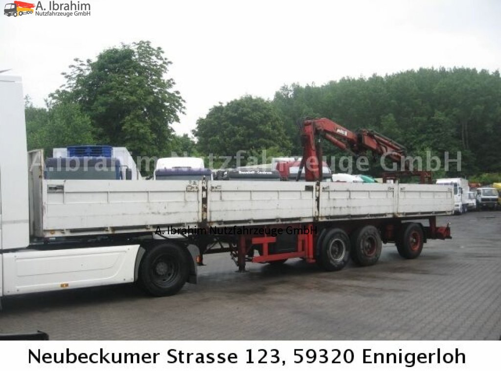 Ackermann PS24/12.5E  PS 24 12,5 E mit MKG 150 - Dropside/ Flatbed semi-trailer: picture 5