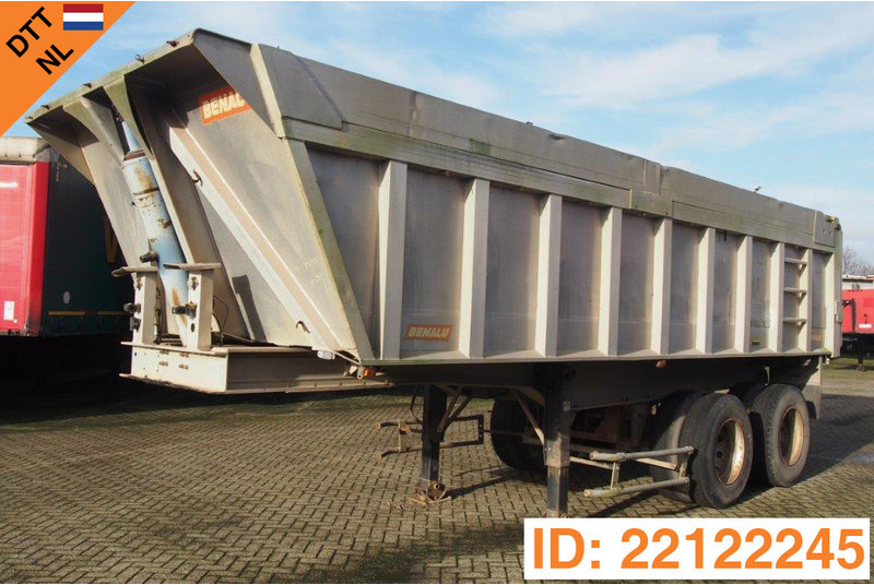 Benalu 21 cub in alu - Tipper semi-trailer: picture 1