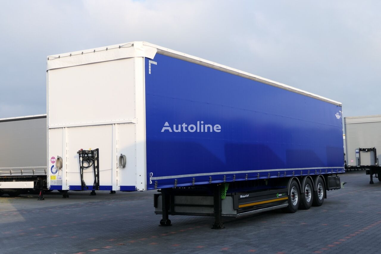 Berger ECOTRAIL / CURTAINSIDER / STANDARD / 5 000 KG !! / LIFTED AXLE / - Curtainsider semi-trailer: picture 1