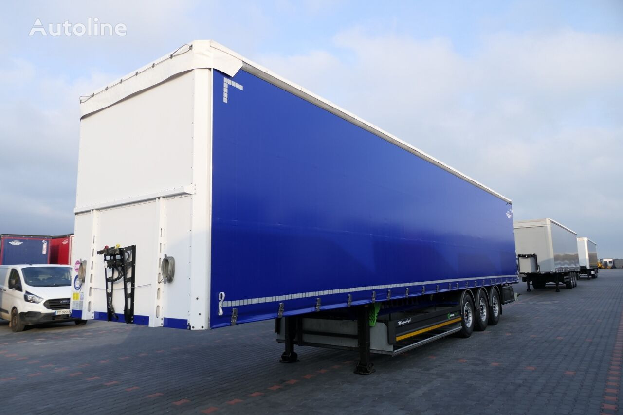 Berger ECOTRAIL / CURTAINSIDER / STANDARD / 5 000 KG !! / LIFTED AXLE / - Curtainsider semi-trailer: picture 2