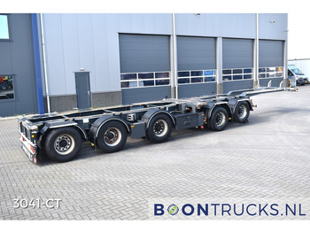 Broshuis 2 CONNECT-5AKCC | 2x20-40-45ft HC | 3x STEERING * 4x LIFT AXLE * NL TRAILER * APK 11-2024 - Container transporter/ Swap body semi-trailer: picture 1