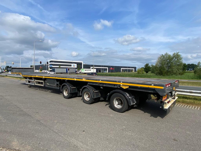 Broshuis trailer 3 -time extendable Windmill transporter - Dropside/ Flatbed semi-trailer: picture 3