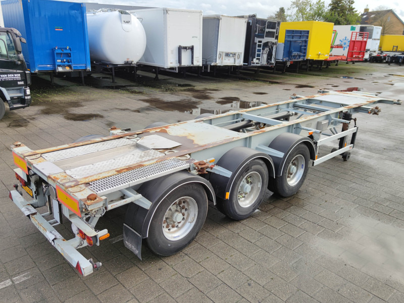 Burg BPO 12 27 3-Assen BPW - Trommelremmen - ADR 20-30FT TANK/SWAP (O1254) - Container transporter/ Swap body semi-trailer: picture 1