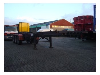 Container transporter/ Swap body semi-trailer Burg container chassis: picture 1