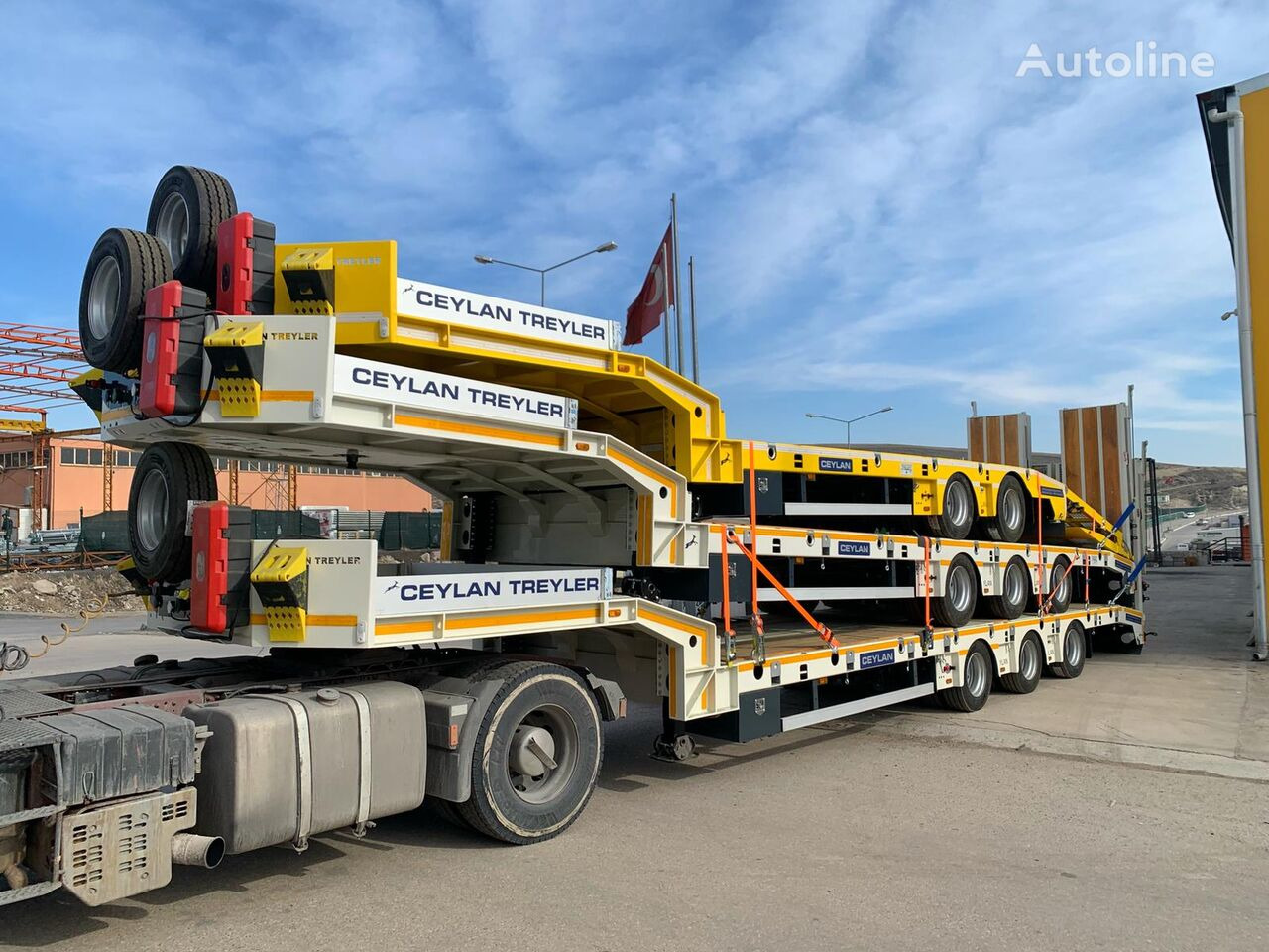 CEYLAN 2 AXLES STANDART & EXTENDABLE LOWBED - Low loader semi-trailer: picture 4