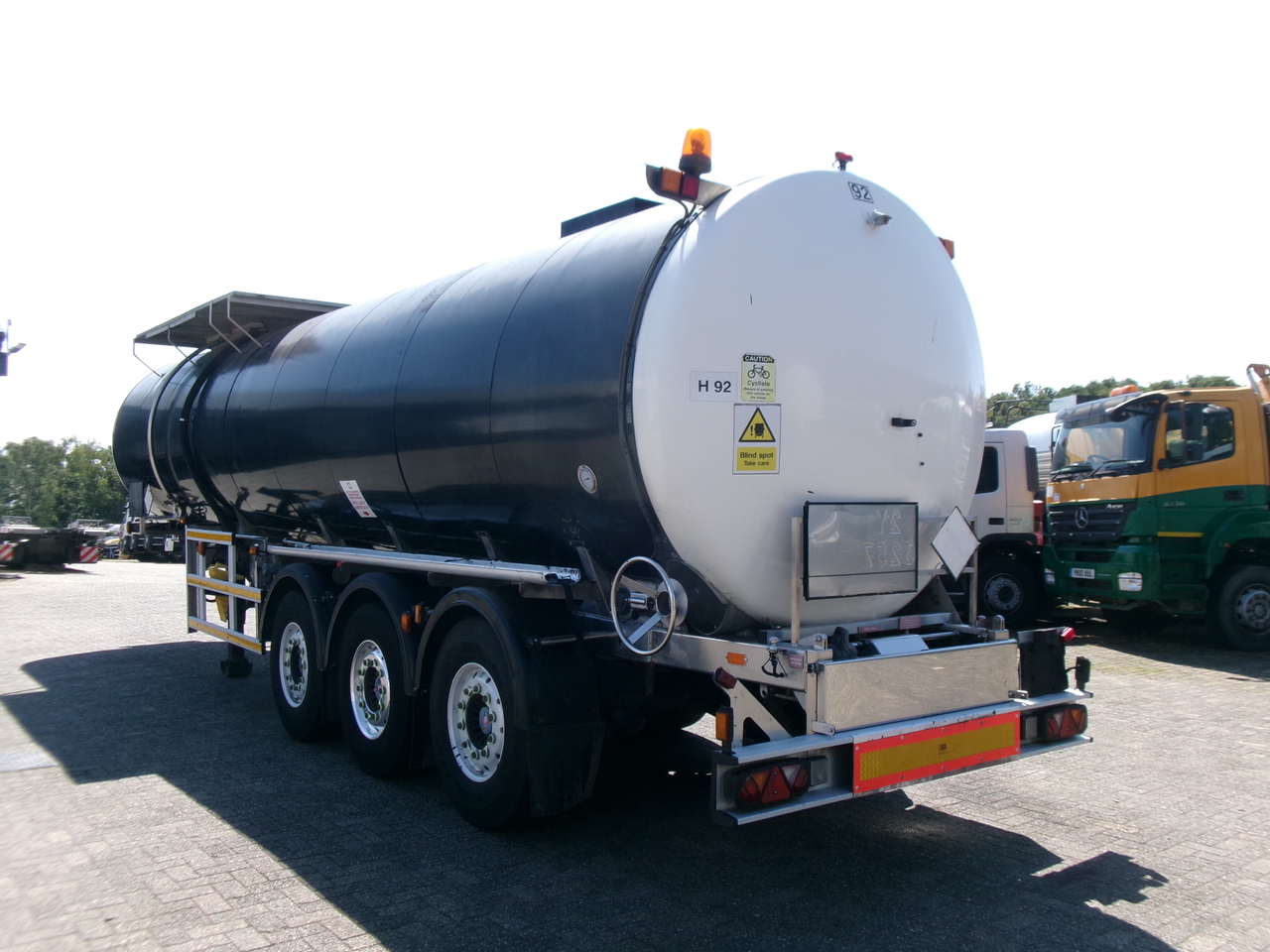 Clayton Bitumen tank inox 33 m3 / 1 comp + ADR - Tank semi-trailer: picture 3