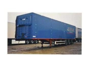  LEGRAS 91 cbm mit lenkachse - Closed box semi-trailer