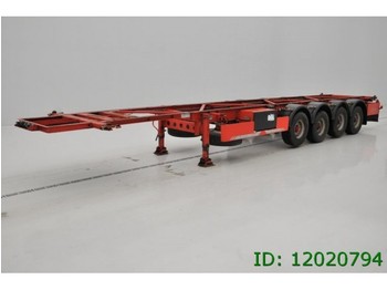  TURBO HOET 4 ASSER - Container transporter/ Swap body semi-trailer