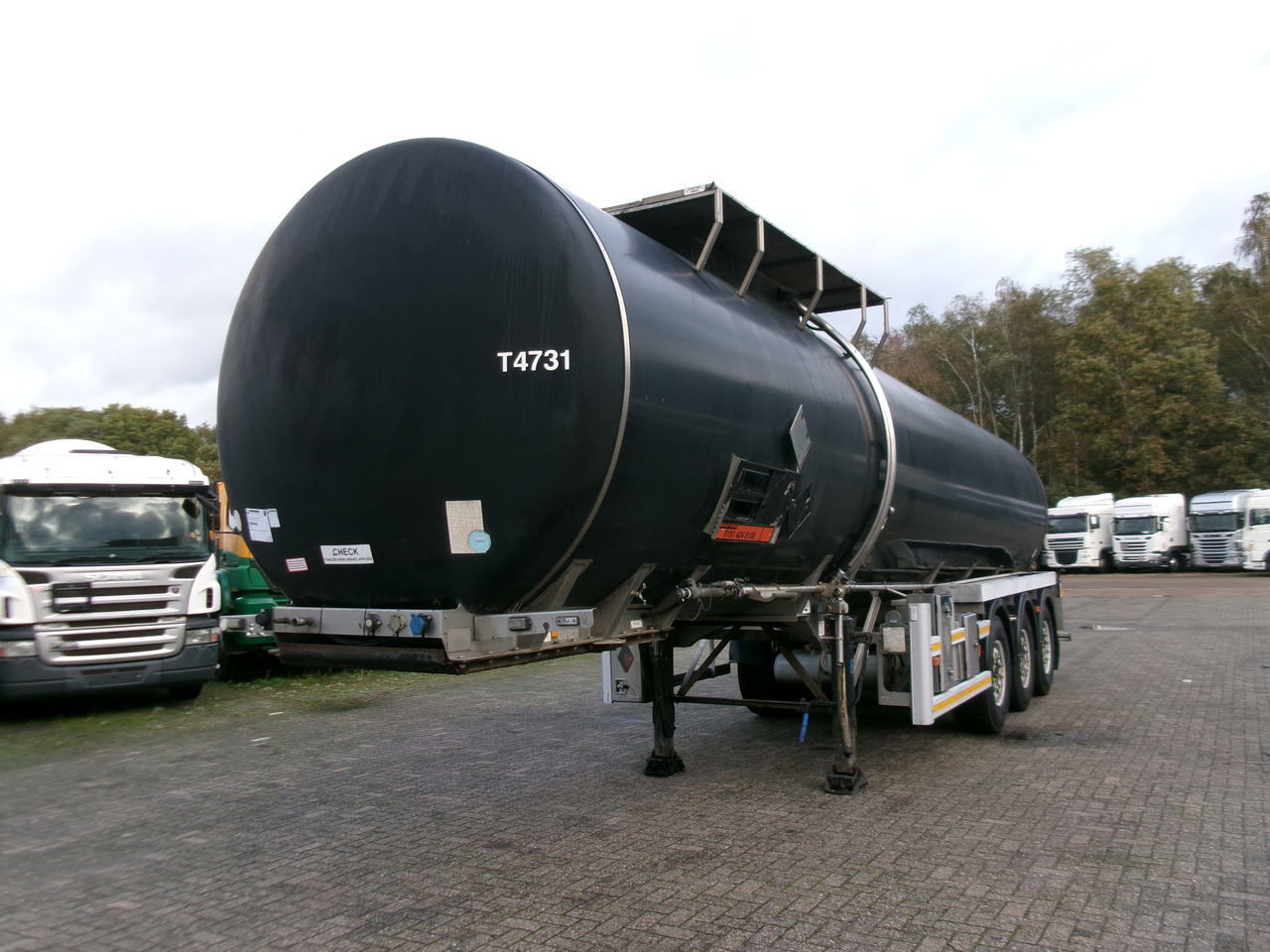 Crossland Bitumen tank inox 33 m3 / 1 comp + ADR L4BN - Tank semi-trailer: picture 1