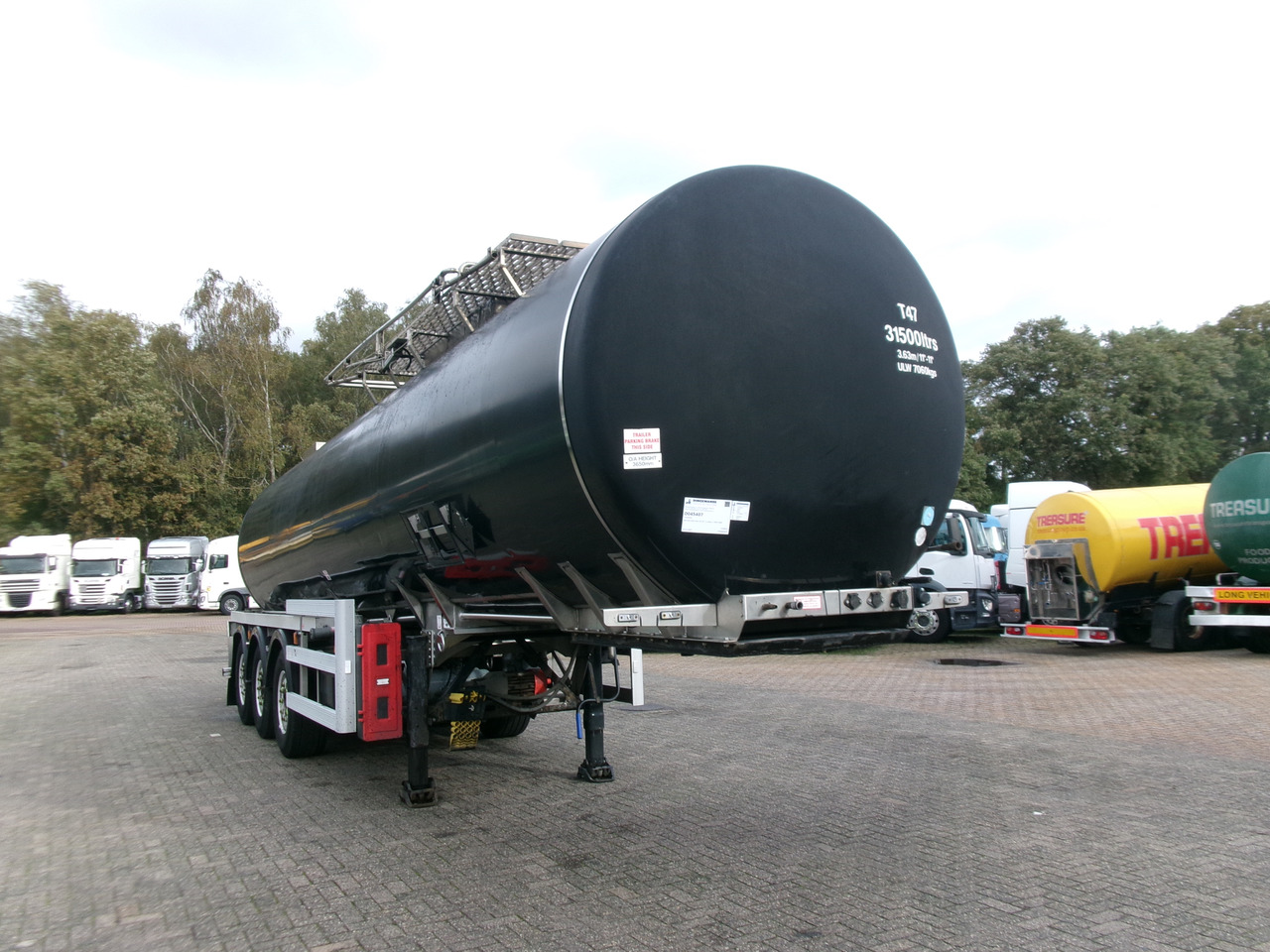 Crossland Bitumen tank inox 33 m3 / 1 comp + compressor + ADR L4BN - Tank semi-trailer: picture 2