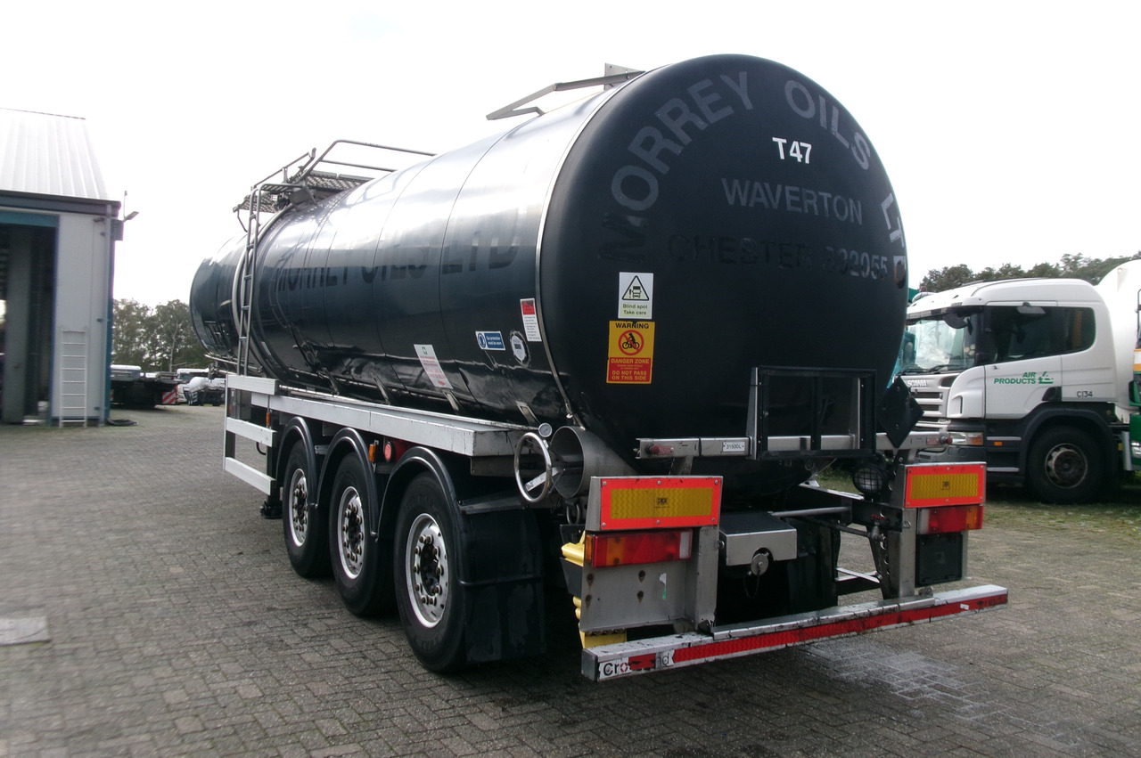 Crossland Bitumen tank inox 33 m3 / 1 comp + compressor + ADR L4BN - Tank semi-trailer: picture 3