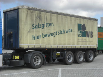 Meusburger kurze Coilmulde / Pritsche+Plane / BPW-Achsen  - Curtainsider semi-trailer
