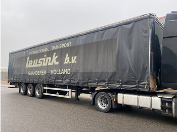 Curtainsider semi-trailer Tracon Trailers 17.000 Kg Schoteldruk / Kingpin Weight ( 44.000 Kg GvW) weinig tot geen roest / Perfect chassis