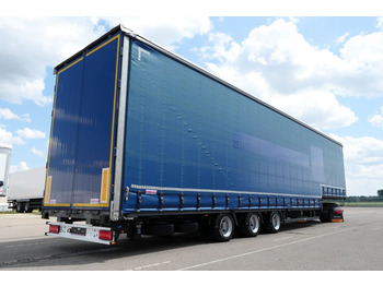Wecon JUMBO GARDINENSATTEL /MEGA 101m3 /MASCHINENTRANS  - Curtainsider semi-trailer