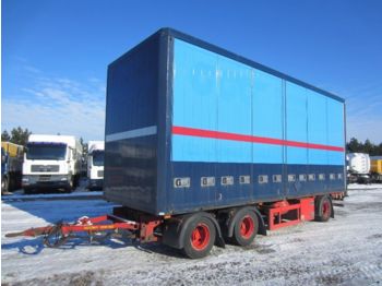 Closed box semi-trailer DIV. HFR PK24 Sideopening Aluminium: picture 1