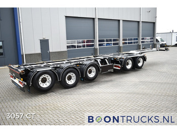 D-Tec COMBITRAILER CT-521-S | 2x20-40ft HC * 3x STEERING * 4x LIFT AXLE * NL TRAILER * TOP! - Container transporter/ Swap body semi-trailer: picture 1