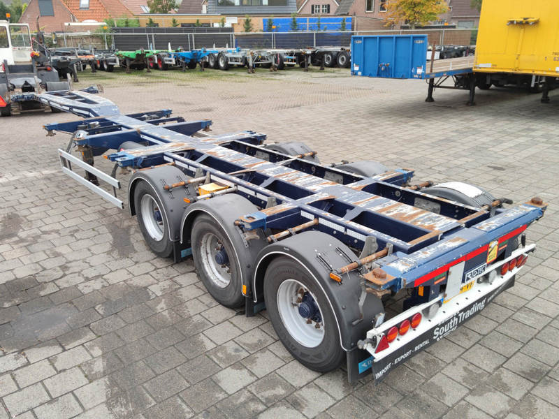 D-Tec PORTMASTER VCC-01 3-Axles BPW - Drumbrakes - Lift-Axle - All Containers - 07/2024APK (O1631) - Container transporter/ Swap body semi-trailer: picture 2