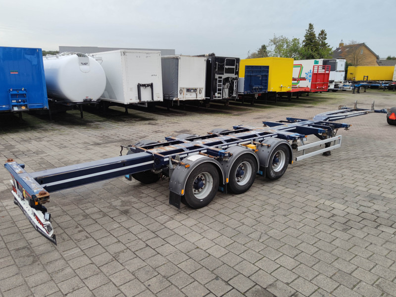 D-Tec PORTMASTER VCC-01 3-Axles BPW - Drumbrakes - Lift-Axle - All Containers - 07/2024APK (O1631) - Container transporter/ Swap body semi-trailer: picture 1