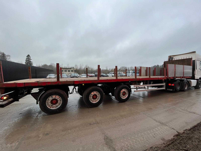 Doll 93 H STEERED AXLES / PLATFORM L=13463 / EXTENDABLE - Dropside/ Flatbed semi-trailer: picture 3