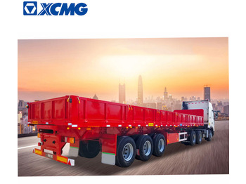  XCMG Official China Brand Semi-trailer Pickup Dump Trucks Trailers Price - Dropside/ Flatbed semi-trailer
