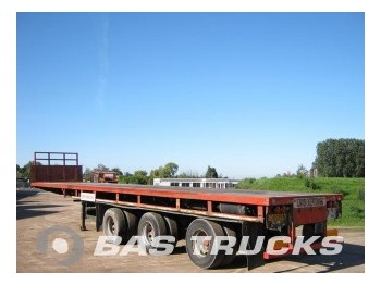 Dropside/ Flatbed semi-trailer EKW 3 Lenkachse RO-46TU3ALU: picture 1
