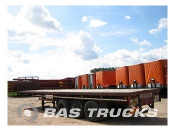 Dropside/ Flatbed semi-trailer EKW 725cm Ausziehbar RO-44TU3ALU: picture 1