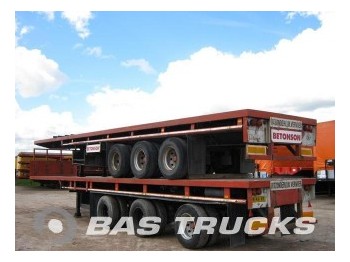 Dropside/ Flatbed semi-trailer EKW 780cm Ausziehbar 3 Lenkachse RO-46TU3ALU: picture 1