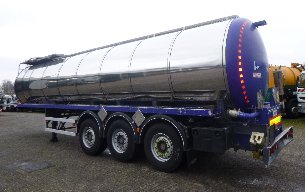 EKW Heavy oil tank inox 32.6 m3 / 1 comp - Tank semi-trailer: picture 3