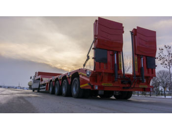 New Low loader semi-trailer EMIRSAN 4 Axle Lowbed Trailer with Steering Axles: picture 1