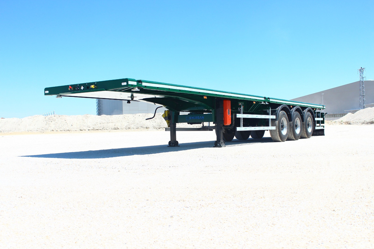 EMIRSAN Immediate Delivery From Stock 13.60 METER FLATBED - Dropside/ Flatbed semi-trailer: picture 5