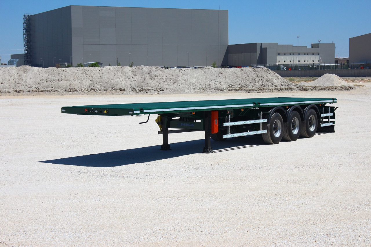 EMIRSAN Immediate Delivery From Stock 13.60 METER FLATBED - Dropside/ Flatbed semi-trailer: picture 1