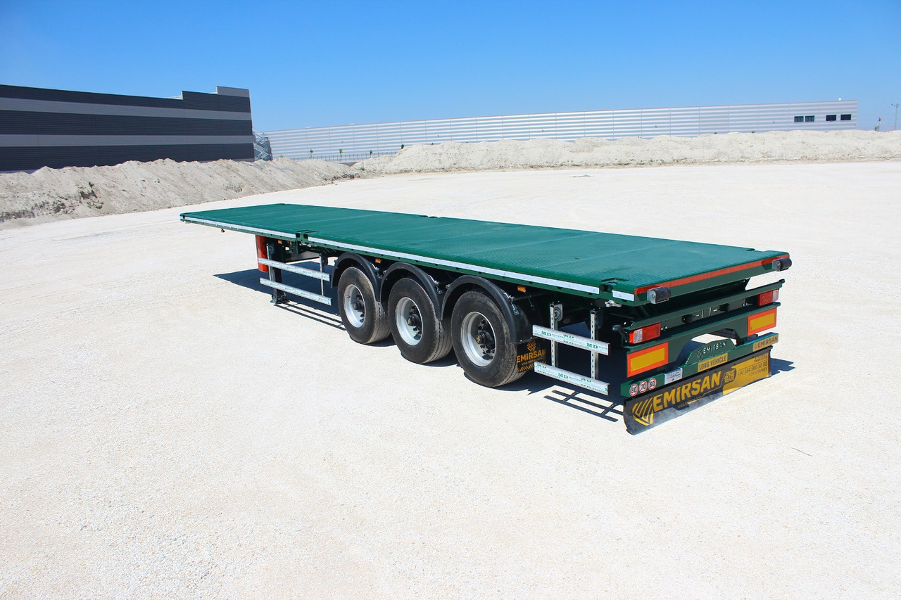 EMIRSAN Immediate Delivery From Stock 13.60 METER FLATBED - Dropside/ Flatbed semi-trailer: picture 2
