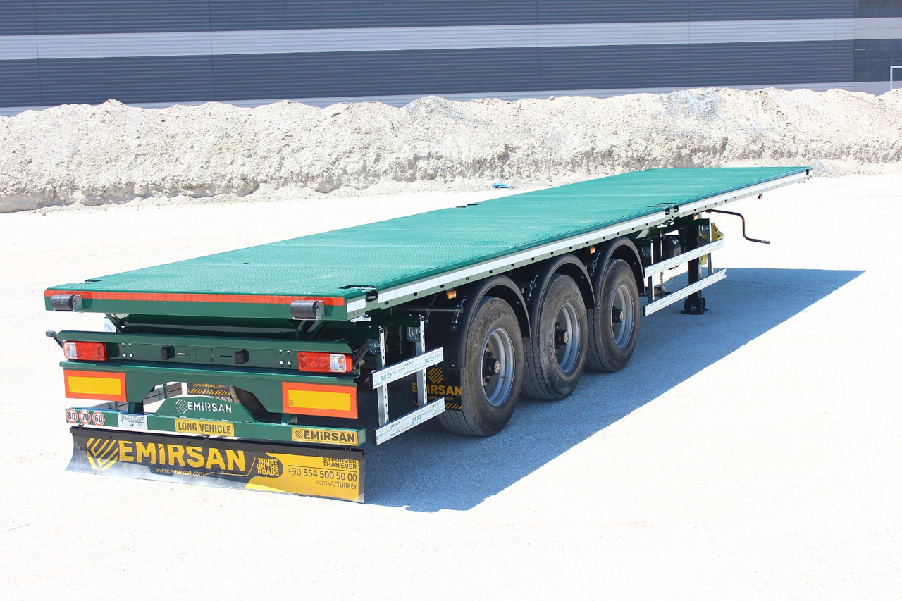 EMIRSAN Immediate Delivery From Stock 13.60 METER FLATBED - Dropside/ Flatbed semi-trailer: picture 4
