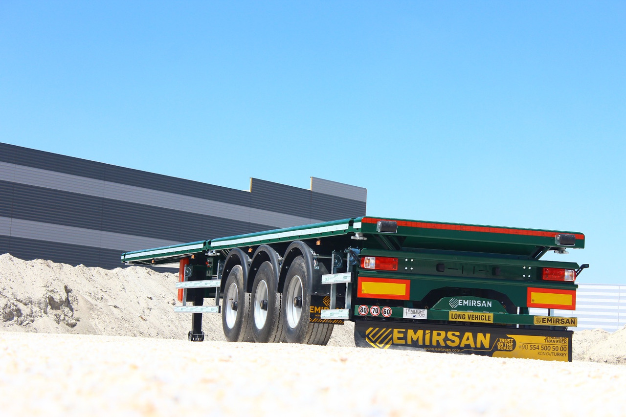 EMIRSAN Immediate Delivery From Stock 13.60 METER FLATBED - Dropside/ Flatbed semi-trailer: picture 3