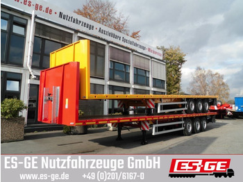 ES-GE 3-Achs Sattelanhänger - Rungen  - Dropside/ Flatbed semi-trailer: picture 1