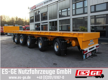 ES-GE 5-Achs-Ballastauflieger  - Dropside/ Flatbed semi-trailer: picture 1