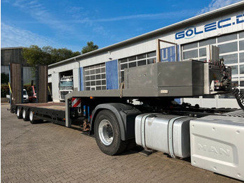 ES-GE Tieflader 3 Achse bis 48 Ton ausziehbar  - Low loader semi-trailer: picture 1