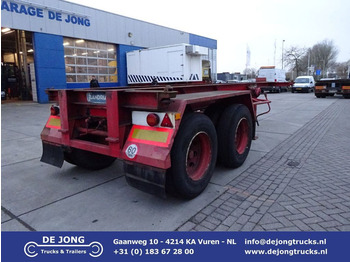 Flandria 20 FT Container Chassis / Steel Suspension / Double Tyres - Container transporter/ Swap body semi-trailer: picture 1