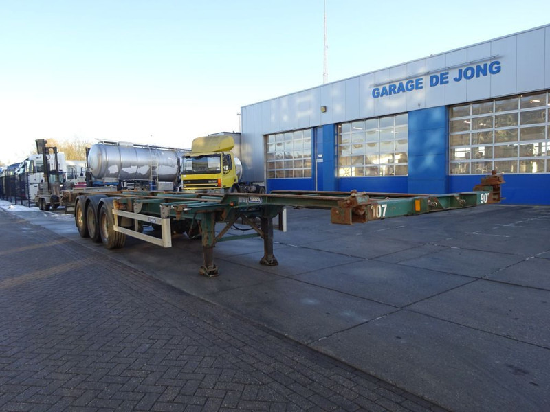 Flandria 40 FT Container Chassis / BPW + Disc / Lift Axle - Container transporter/ Swap body semi-trailer: picture 3