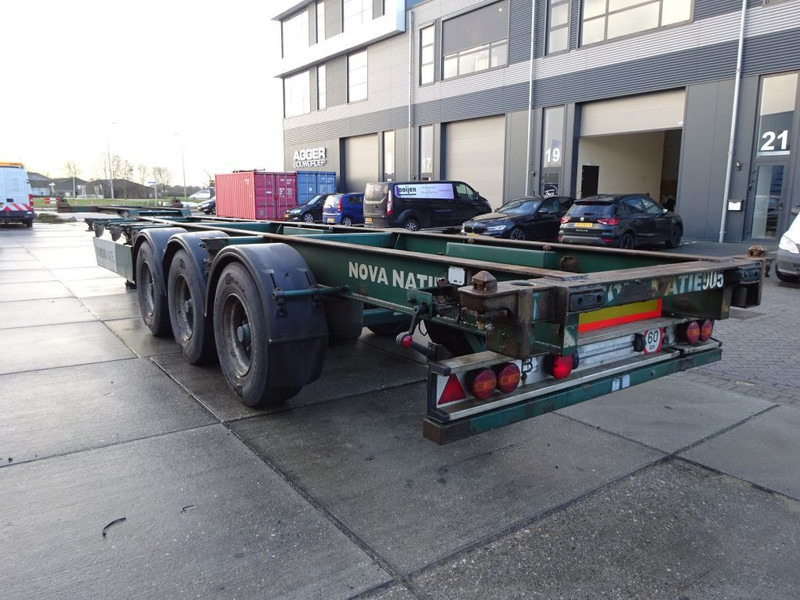 Flandria 40 FT Container Chassis / BPW + Disc / Lift Axle - Container transporter/ Swap body semi-trailer: picture 2