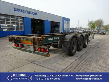 Flandria 40 FT Container Chassis / BPW + Disc / Lift Axle - Container transporter/ Swap body semi-trailer: picture 1
