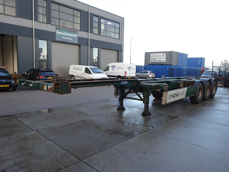 Flandria 40 FT Container Chassis / BPW + Disc / Lift Axle - Container transporter/ Swap body semi-trailer: picture 3