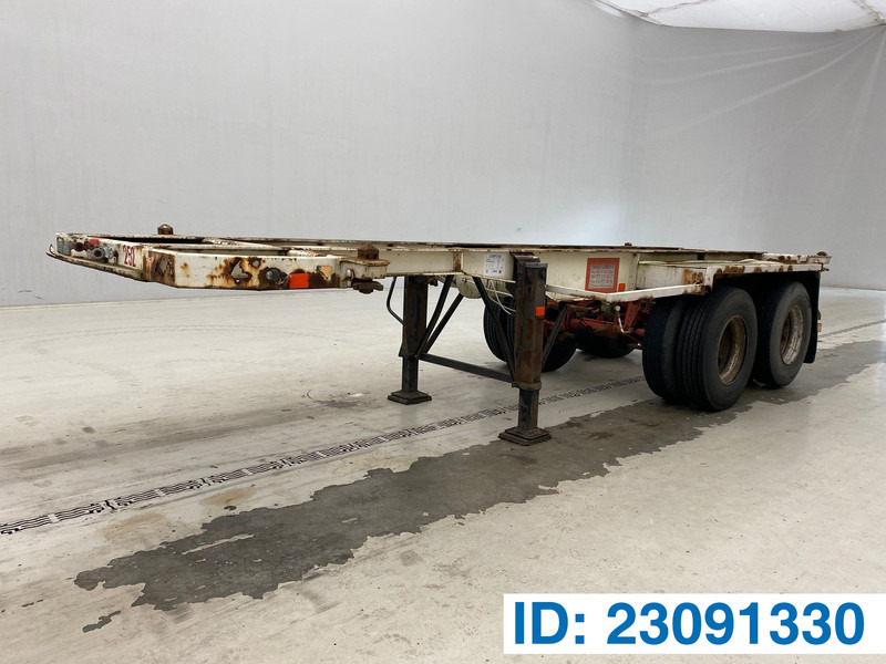 Flandria Skelet 20 ft - Container transporter/ Swap body semi-trailer: picture 1